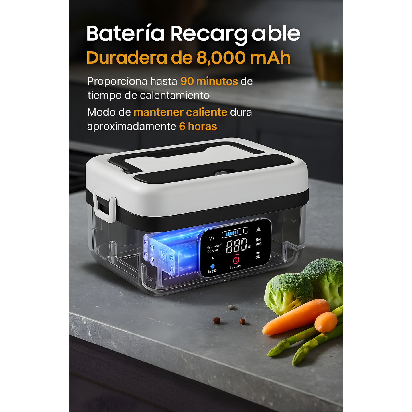 Lonchera electrica inalambrica-Power Bank