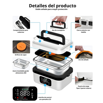 Lonchera electrica inalambrica-Power Bank