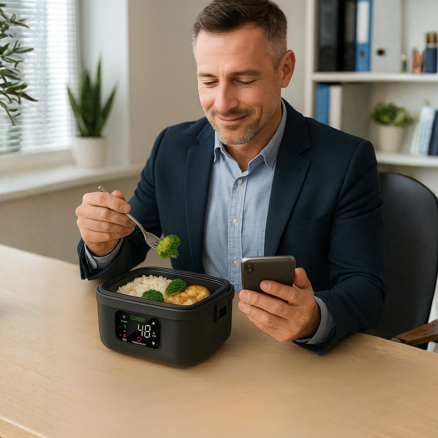 Lonchera electrica inalambrica-Power Bank