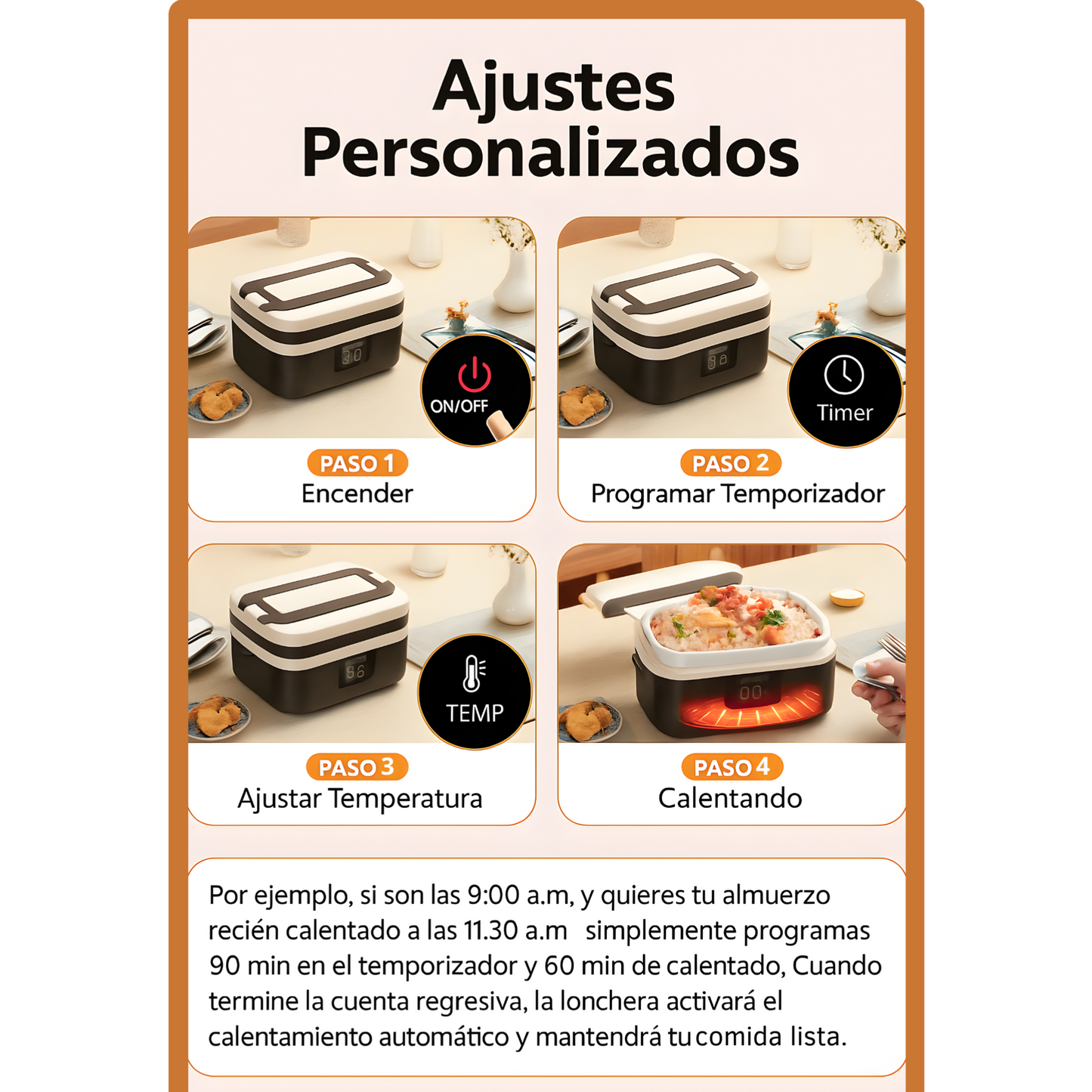 Lonchera electrica inalambrica-Power Bank